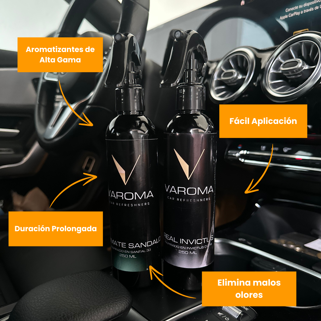 Aromatizante de lujo para automovil (250ml)